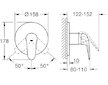 Grohe Eurostyle - Sprchová baterie pod omítku, chrom 24046003