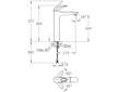 Grohe Eurostyle - Umyvadlová baterie, měsíční bílá/chrom 23570LS3