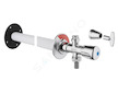 Grohe Eurotec - Venkovní nástěnný set, matný chrom 41208000