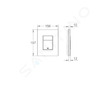 Grohe Even - Ovládací tlačítko splachování, chrom 38966000