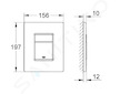 Grohe Even - Ovládací tlačítko splachování, matná černá 389662430