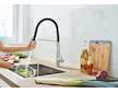 Grohe Feel - Dřezová baterie s flexibilním ramenem, supersteel 31489DC0
