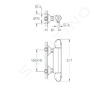 Grohe Grohtherm 1000 - Termostatická sprchová baterie, chrom 34550000