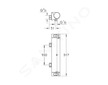 Grohe Grohtherm 2000 - Termostatická sprchová baterie, chrom 34170001