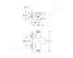 Grohe Grohtherm 2000 - Termostatická vanová baterie, chrom 34174001