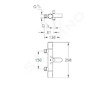 Grohe Grohtherm 800 Cosmopolitan - Termostatická vanová baterie, chrom 34770000