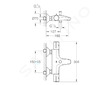 Grohe Grohtherm 800 - Termostatická vanová baterie, chrom 34569000