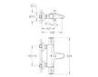 Grohe Grohtherm 800 - Termostatická vanová baterie, chrom 34569000