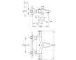 Grohe Grohtherm 800 - Termostatická vanová baterie, chrom 34576000