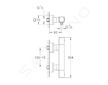 Grohe Grohtherm Cube - Termostatická sprchová baterie, chrom 34509000