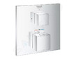 Grohe Grohtherm Cube - Termostatická sprchová baterie pod omítku, chrom 24153000