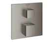 Grohe Grohtherm Cube - Termostatická sprchová baterie pod omítku, kartáčovaný Hard Graphite 24153AL0