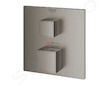 Grohe Grohtherm Cube - Termostatická sprchová baterie pod omítku, kartáčovaný Hard Graphite 24153AL0