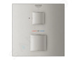 Grohe Grohtherm Cube - Termostatická sprchová baterie pod omítku, supersteel 24153DC0