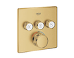 Grohe Grohtherm SmartControl - Termostatická baterie pod omítku, 3 ventily, kartáčovaný Cool Sunrise 29126GN0
