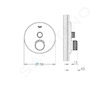 Grohe Grohtherm SmartControl - Termostatická baterie pod omítku, kartáčovaný Warm Sunset 29118DL0