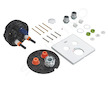 Grohe Grohtherm SmartControl - Termostatická baterie pod omítku se 2 ventily, chrom 29124000
