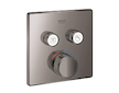 Grohe Grohtherm SmartControl - Termostatická baterie pod omítku se 2 ventily, Hard Graphite 29124A00