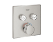Grohe Grohtherm SmartControl - Termostatická baterie pod omítku se 2 ventily, supersteel 29124DC0