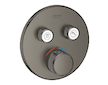 Grohe Grohtherm SmartControl - Termostatická sprchová baterie pod omítku, 2 ventily, kartáčovaný Hard Graphite 29119AL0