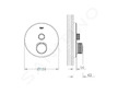 Grohe Grohtherm SmartControl - Termostatická sprchová baterie pod omítku s 1 ventilem, měsíční bílá 29150LS0