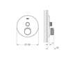 Grohe Grohtherm SmartControl - Termostatická sprchová baterie pod omítku s jedním ventilem, kartáčovaný Hard Graphite 29118AL0