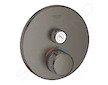 Grohe Grohtherm SmartControl - Termostatická sprchová baterie pod omítku s jedním ventilem, kartáčovaný Hard Graphite 29118AL0
