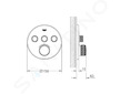 Grohe Grohtherm SmartControl - Termostatická sprchová podomítková baterie, 3 ventily, chrom 29121000