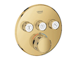 Grohe Grohtherm SmartControl - Termostatická sprchová podomítková baterie, 3 ventily, Cool Sunrise 29121GL0