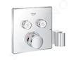 Grohe Grohtherm SmartControl - Termostatická vanová baterie pod omítku, se 2 ventily a držákem pro sprchu, chrom 29125000
