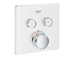 Grohe Grohtherm SmartControl - Termostatická vanová baterie pod omítku se 2 ventily, měsíční bílá 29156LS0