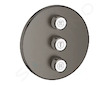Grohe Grohtherm SmartControl - Třícestný ovladač pod omítku, kartáčovaný Hard Graphite 29122AL0