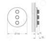 Grohe Grohtherm SmartControl - Ventil pod omítku pro 3 spotřebiče, měsíční bílá 29152LS0
