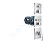 Grohe Grohtherm - Termostatická sprchová baterie pro 2 spotřebiče, chrom 24079000