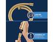 Grohe Hadice - Silverflex sprchová hadice 125 cm, Cool Sunrise 28362GL0