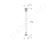 Grohe Hadice - Silverflex sprchová hadice 175 cm, Cool Sunrise 28388GL0