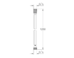 Grohe Hadice - Sprchová hadice 125 cm, Warm Sunset 28362DA1