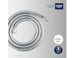 Grohe Hadice - Sprchová hadice VitalioFlex Comfort 1,75 m, chrom 28745002