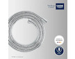 Grohe Hadice - Sprchová hadice VitalioFlex Metal 1,75 m, chrom 27503001