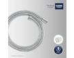 Grohe Hadice - Sprchová hadice VitalioFlex Metal Long-Life 1,25 m, chrom 22106000
