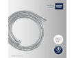 Grohe Hadice - Sprchová hadice VitalioFlex Metal Long-Life 1,5 m, chrom 27502001