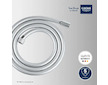 Grohe Hadice - Sprchová hadice VitalioFlex Silver 1,75 m, chrom 27506001
