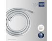 Grohe Hadice - Sprchová hadice VitalioFlex Silver 1,75 m, chrom 27506001