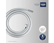 Grohe Hadice - Sprchová hadice VitalioFlex Silver Long-Life 1,5 m, chrom 22109000