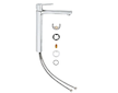 Grohe Lineare - Baterie pro umyvadlovou mísu, chrom 23405001
