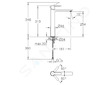 Grohe Lineare - Baterie pro umyvadlovou mísu, kartáčovaný Hard Graphite 23405AL1