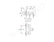 Grohe Lineare - Sprchová baterie, kartáčovaný Hard Graphite 33865AL1