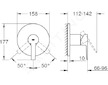 Grohe Lineare - Sprchová baterie pod omítku, chrom 24063001