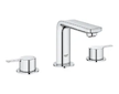 Grohe Lineare - Umyvadlová 3-otvorová baterie M, chrom 20304001