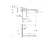 Grohe Lineare - Umyvadlová baterie L pod omítku, 2-otvorová instalace, chrom 23444001